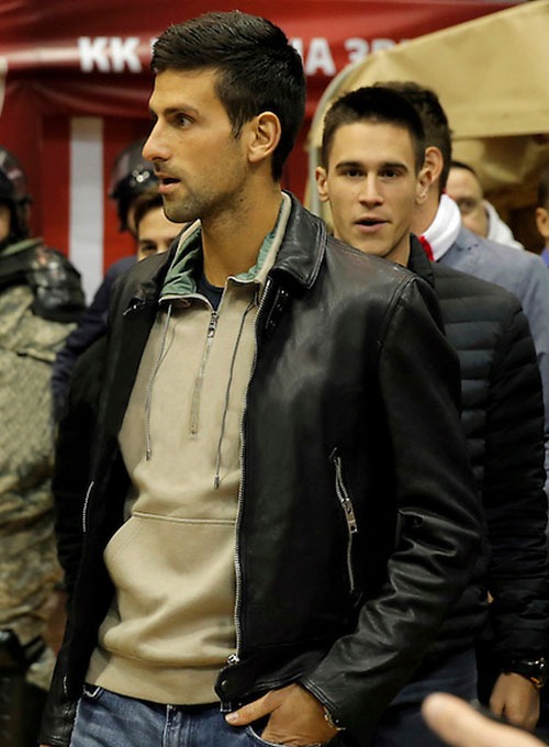 NOVAK DJOKOVIC LEATHER JACKET