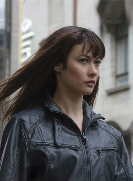 OLGA KURYLENKO MOMENTUM LEATHER JACKET