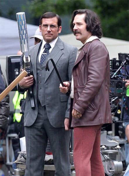 PAUL RUDD ANCHORMAN 2 THE LEGEND CONTINUES LEATHER JACKET