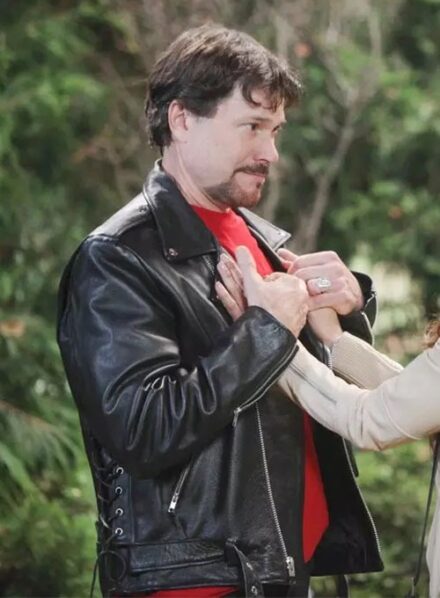 PETER RECKELL DAYS OF OUR LIVES LEATHER JACKET