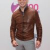 PITBULL LEATHER JACKET BROWN