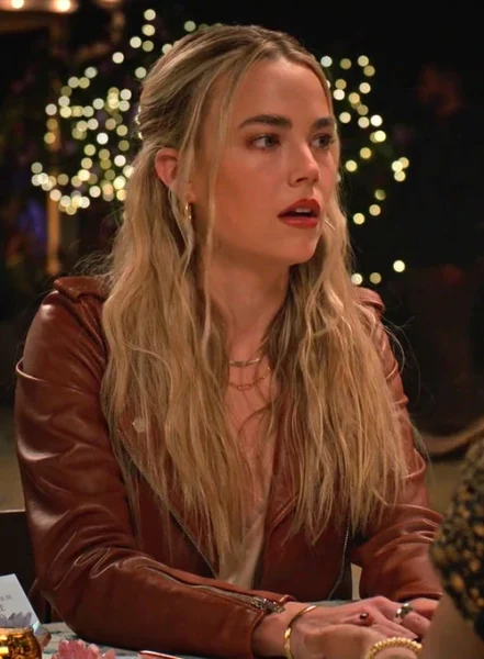 REBECCA RITTENHOUSE MAGGIE LEATHER JACKET