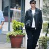 ROBERT DOWNEY JR. LEATHER JACKET BLACK