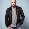 SAM WORTHINGTON LEATHER JACKET