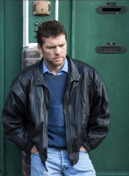 SAM WORTHINGTON LEATHER JACKET