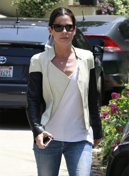 SANDRA BULLOCK LEATHER JACKET