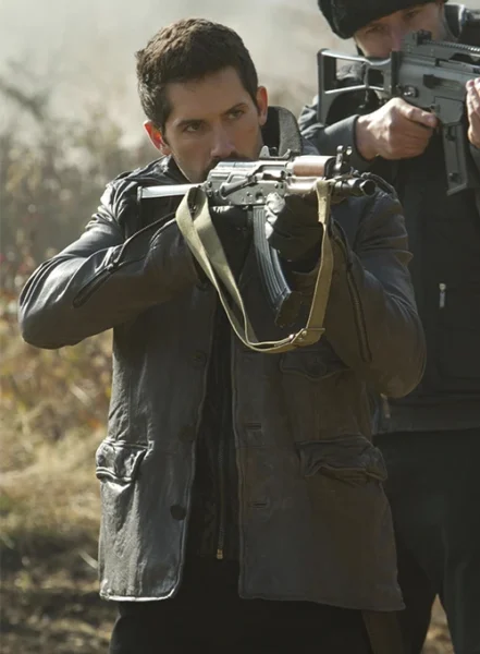 SCOTT ADKINS THE EXPENDABLES 2 LEATHER JACKET