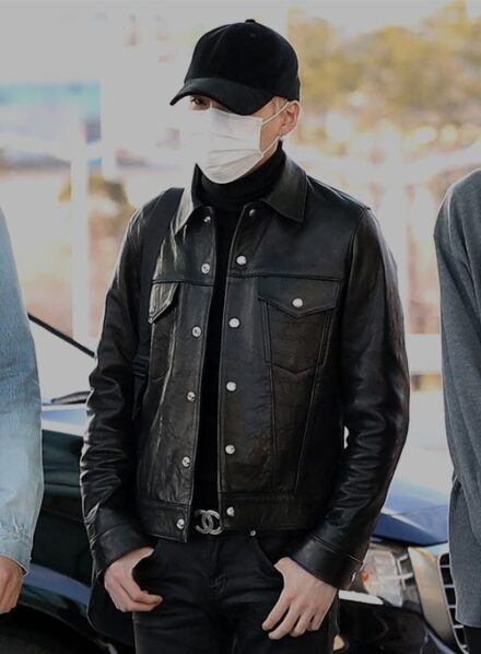 SUGA LEATHER JACKET