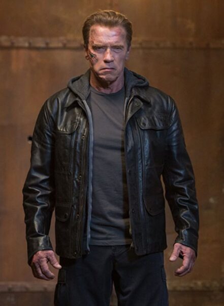 TERMINATOR GENISYS ARNOLD SCHWARZENEGGER LEATHER