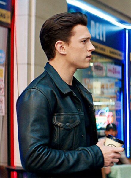 TOM HOLLAND UNCHARTED LEATHER JACKET