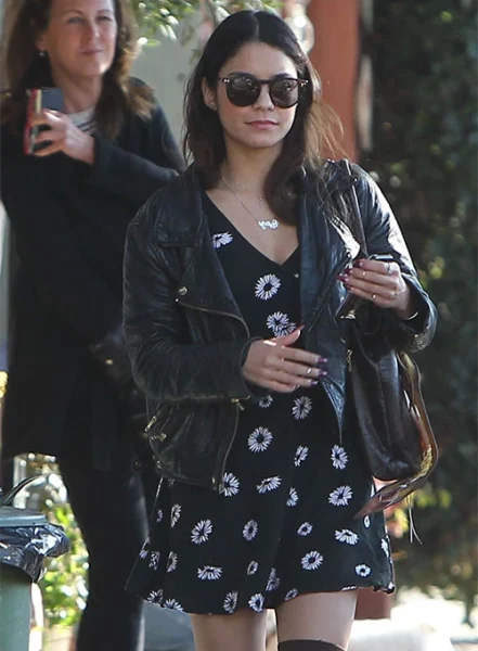 VANESSA HUDGENS LEATHER JACKET