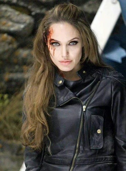 ANGELINA JOLIE WANTED LEATHER JACKET