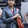 ZAZIE BEETZ JOKER LEATHER JACKET