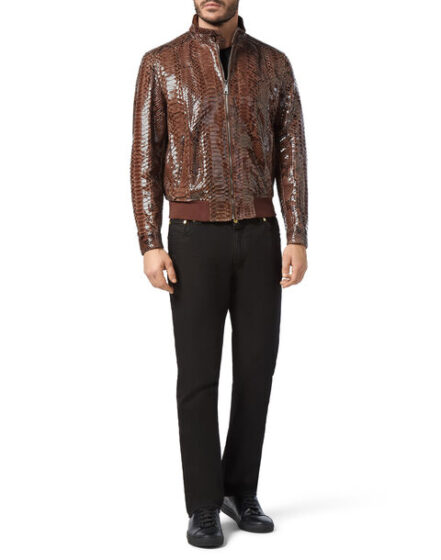 BILLIONAIRE LEATHER JACKET LUXURY - Image 3