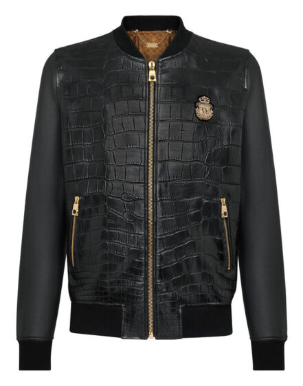 BILLIONAIRE LEATHER BOMBER LUXURY