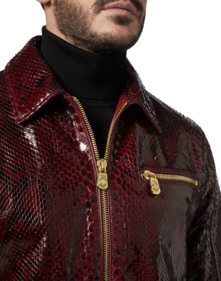 BILLIONAIRE LEATHER JACKET LUXURY - Image 4