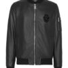 BILLIONAIRE BASIC LEATHER BOMBER