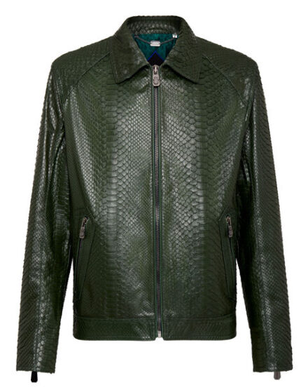 BILLIONAIRE LEATHER JACKET CREST