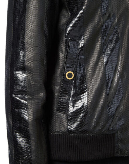 BILLIONAIRE LEATHER BOMBER LUXURY - Image 4