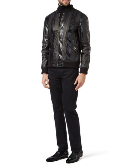 BILLIONAIRE LEATHER JACKET CREST