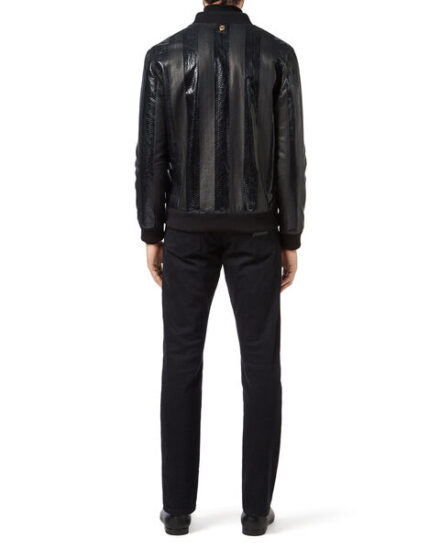 BILLIONAIRE LEATHER JACKET CREST