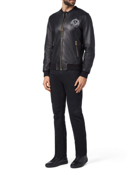 BILLIONAIRE LEATHER BOMBER ORIGINAL