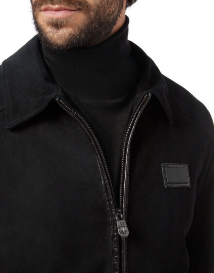 BILLIONAIRE LEATHER BOMBER STATEMENT