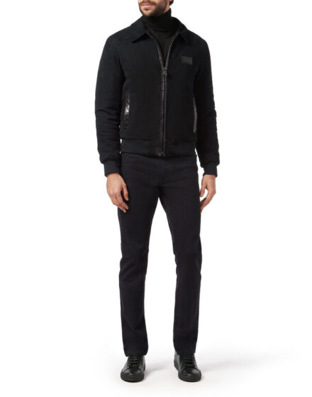 BILLIONAIRE LEATHER BOMBER STATEMENT