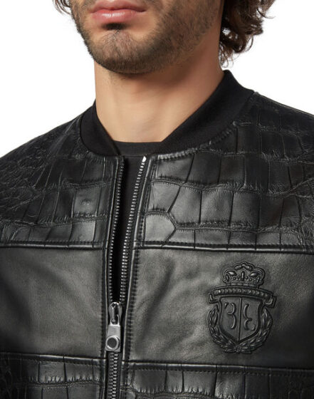 BILLIONAIRE LEATHER JACKET CREST - Image 4