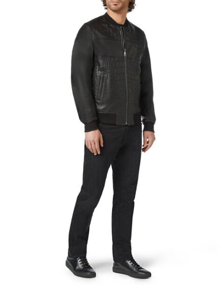 BILLIONAIRE LEATHER JACKET CREST