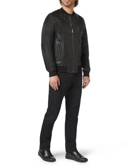 BILLIONAIRE LEATHER JACKET CREST