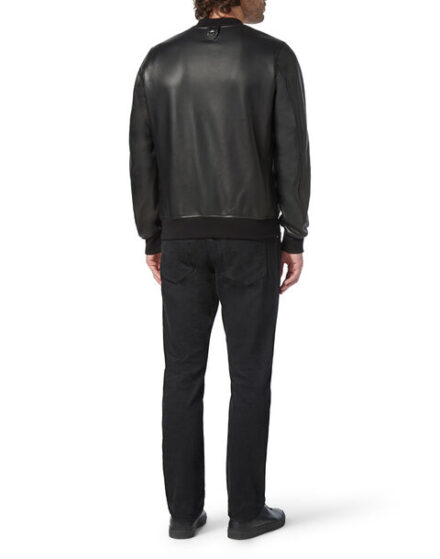 BILLIONAIRE LEATHER BOMBER LUXURY