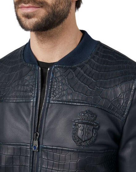 BILLIONAIRE LEATHER JACKET CREST