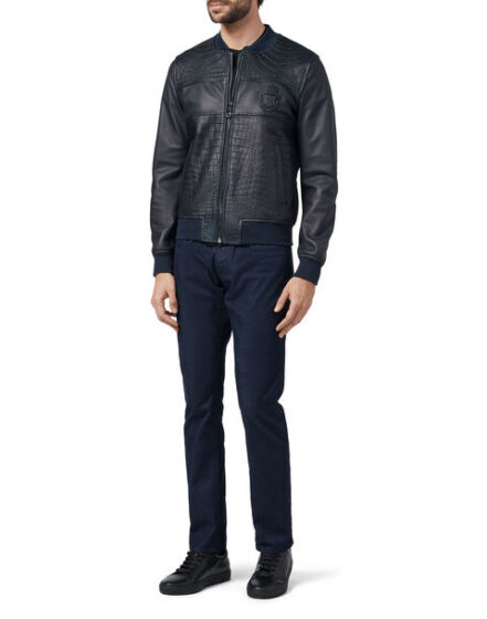 BILLIONAIRE LEATHER JACKET CREST