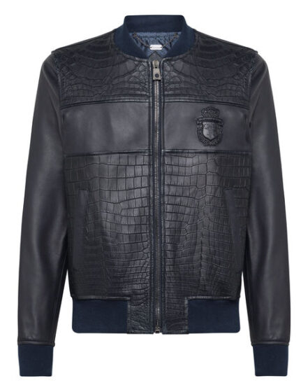BILLIONAIRE LEATHER JACKET CREST