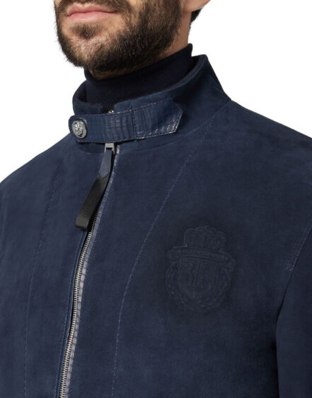 BILLIONAIRE LEATHER BOMBER LUXURY - Image 4