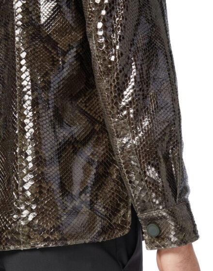 BILLIONAIRE PYTHON LEATHER SHIRTS LUXURY