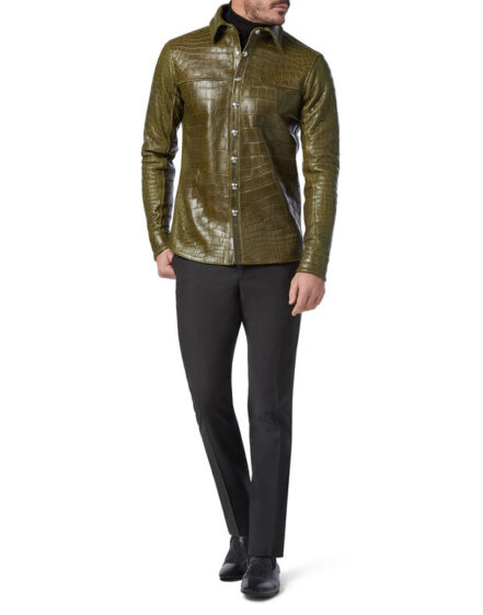 BILLIONAIRE CROCODILE LEATHER SHIRTS LUXURY