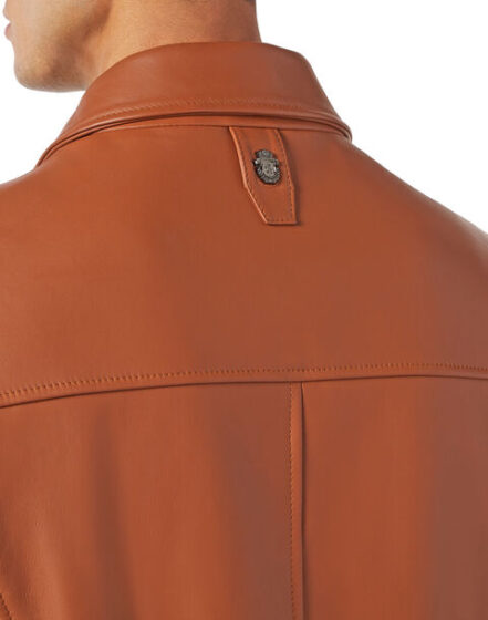 BILLIONAIRE LEATHER BOMBER - Image 5