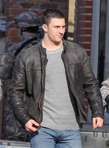 AARON TAYLOR JOHNSON GODZILLA 2014 LEATHER JACKET