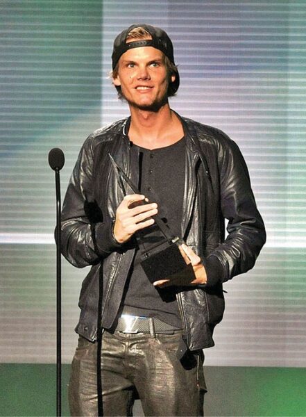 AVICII THE AMERICAN MUSIC AWARDS LEATHER JACKET