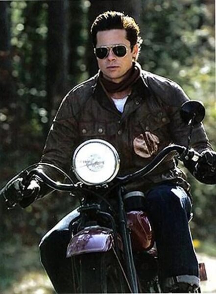 BENJAMIN BUTTON LEATHER JACKET