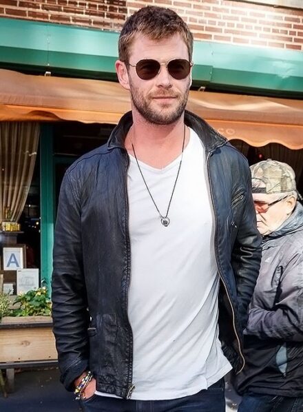 CHRIS HEMSWORTH LEATHER JACKET