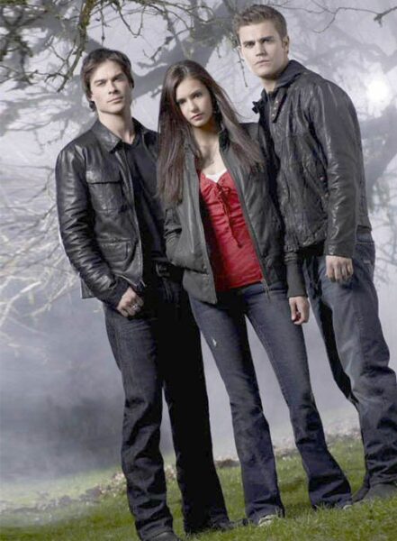 DAMON SALVATORE LEATHER JACKET