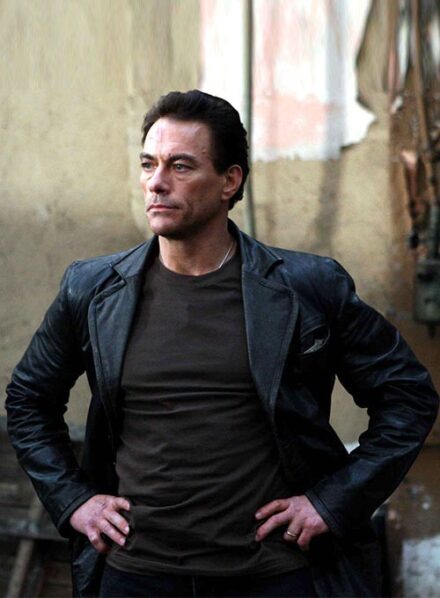 JEAN CLAUDE VAN DAMME UNTIL DEATH LEATHER BLAZER