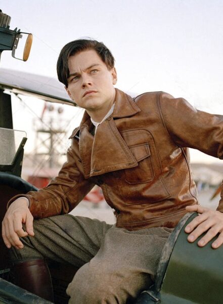LEONARDO DICAPRIO THE AVIATOR LEATHER JACKET