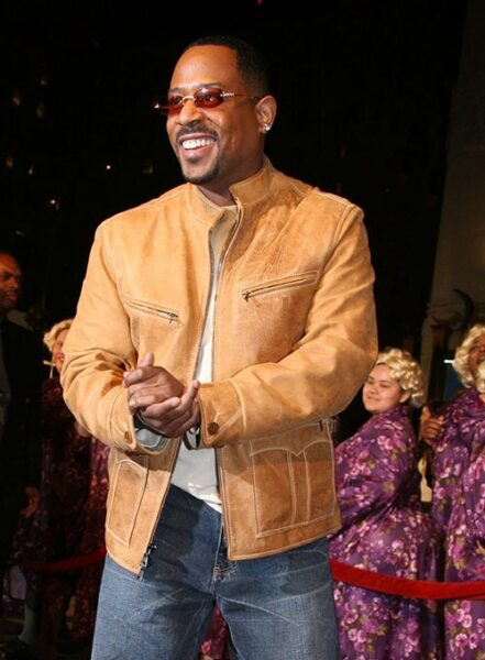 MARTIN LAWRENCE LEATHER JACKET CAMEL