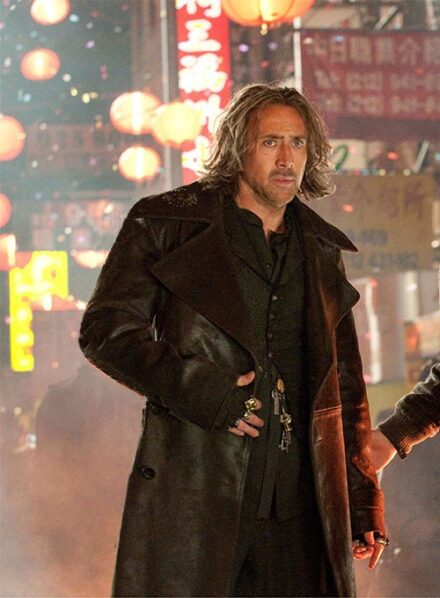 NICOLAS CAGE THE SORCERERS APPRENTICE LEATHER LONG COAT