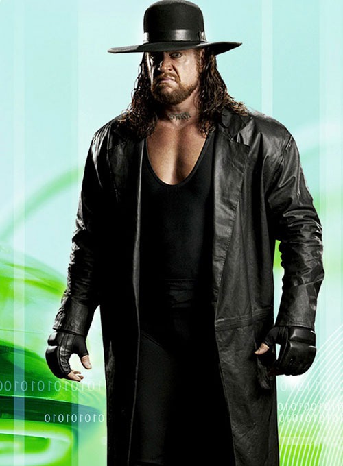 THE UNDERTAKER LEATHER LONG COAT